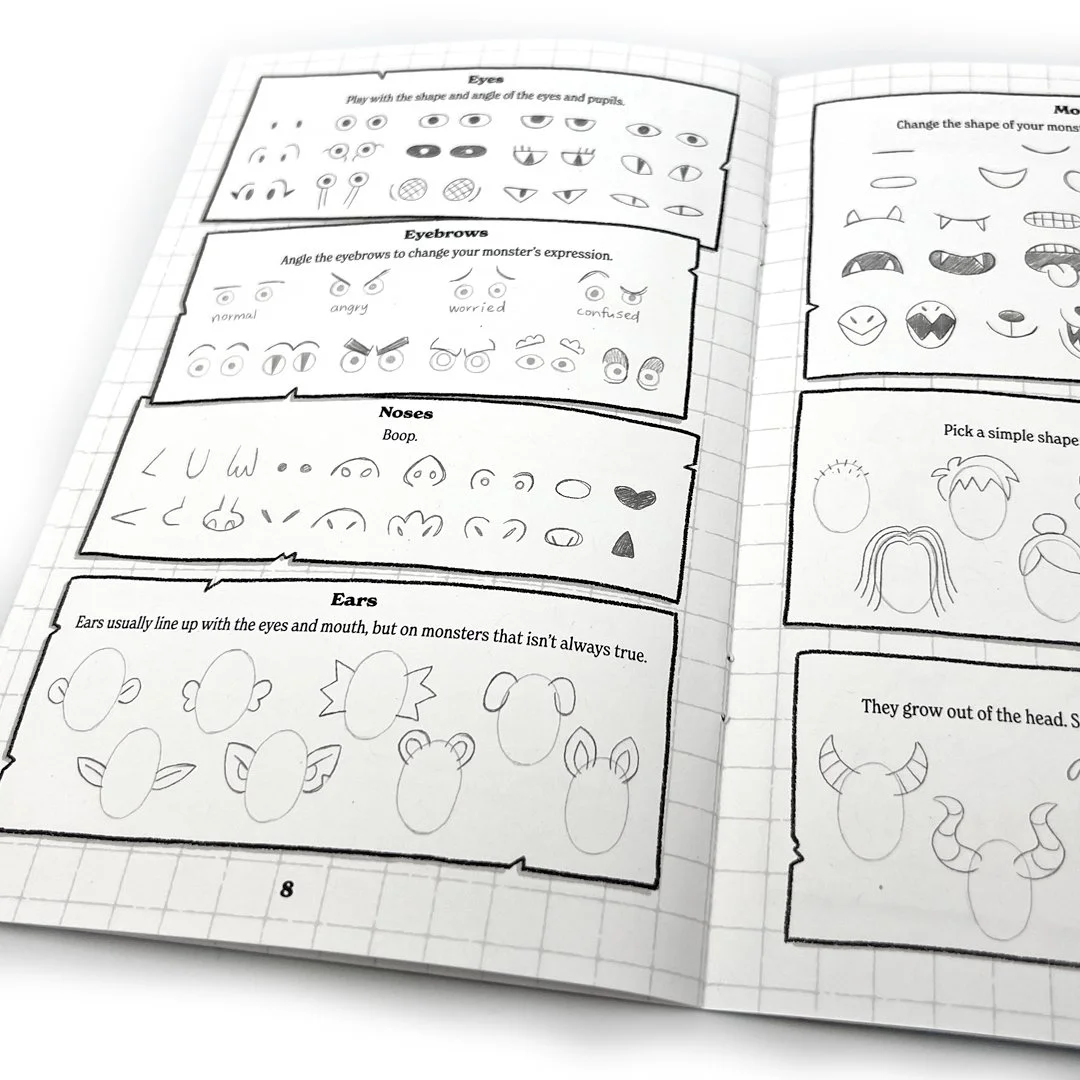 孤独 拡張foil 英 Flik Silverpen's Guide to Drawing Monsters (FSG 21) — JP Coovert